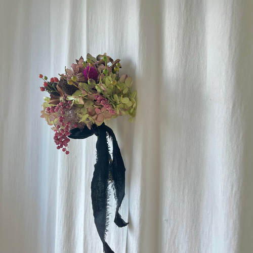 スワッグ(ミナヅキ&秋の実物達) / ドライフラワー スワッグ 花束 swag  