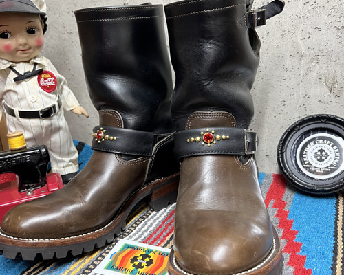 538 Lee リー 27cm エンジニアブーツ ベルト 本革バイク 楽天市場】エンジニアブーツ メンズ レディース 本革 ブーツ