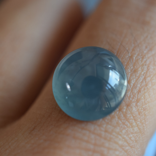 R23-141 宝石質 高氷種 真ん丸 天然ドグアテマラ産 藍水 A貨 本