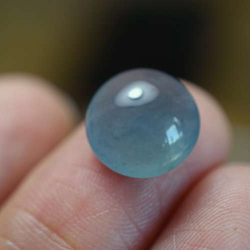 R23-141 宝石質 高氷種 真ん丸 天然ドグアテマラ産 藍水 A貨 本