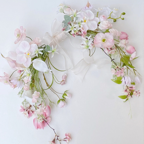 SALE！定価より30%引き♪そよ風でゆれる♪胡蝶蘭＆桜＆チューリップの