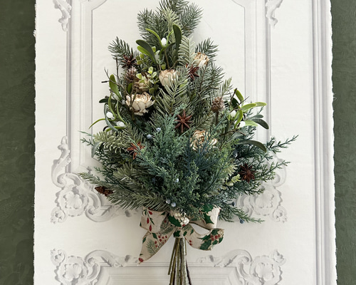 クリスマスツリー飾り 人工花 造花 クリスマス花 フラワー オーナメント 玄関 Amazon.co.jp: Blooming Paradise クリスマスツリー飾り 人工花