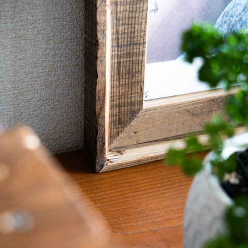 受注製作｜A1ウッドフレーム】ダブルフレーム｜アップサイクル製品｜古