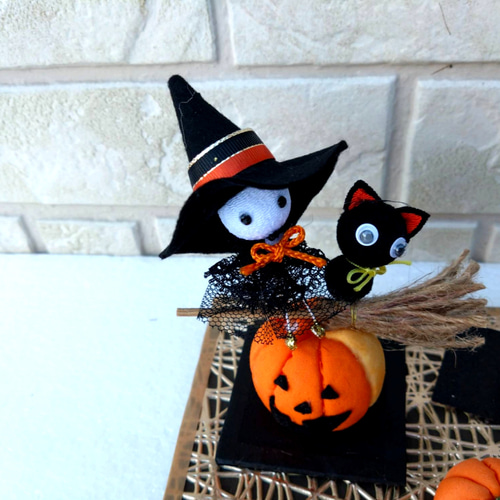 ハロウィン つまみ細工 季節の彩り 秋 その他インテリア雑貨