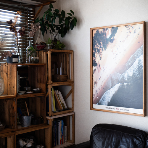 受注製作｜A1ウッドフレーム】シングルフレーム｜アップサイクル製品