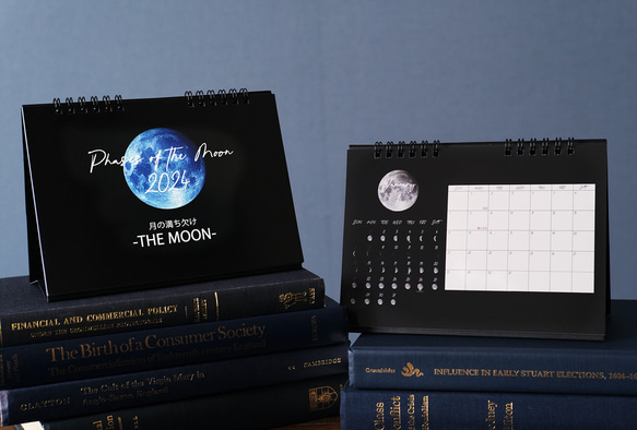 2024年版 月の満ち欠け -THE MOON- 卓上カレンダー 7枚目の画像
