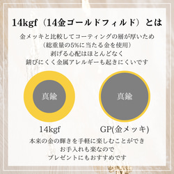 【1月の誕生石】しずく型ガーネットのピアス/イヤリング　天然石 14kgf ゴールド プレゼント ギフト 誕生日 10枚目の画像