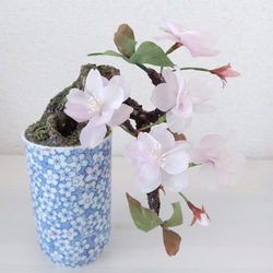 アーティフィシャル盆栽　桜 1枚目の画像