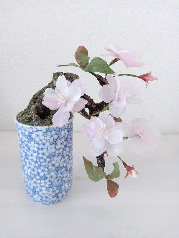 アーティフィシャル盆栽　桜 1枚目の画像