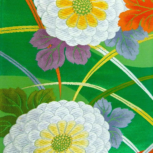 お正月飾り豪華ウォールフラワー84(正絹帯使用)