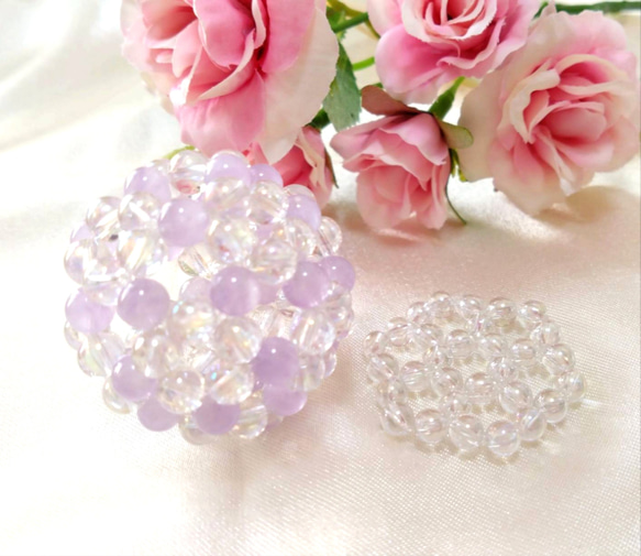 ラベンダーアメジスト×クリスタル　神聖幾何学フラーレン ラベンダーアメジスト×クリスタル 神聖幾何学フラーレン その他