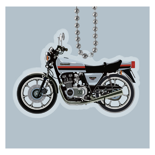 2cm】kawasaki Z400FX バイク キーホルダー キーチェーン キー