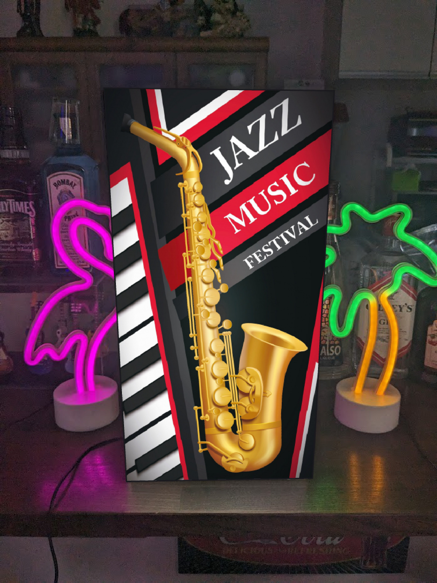 Amazon.co.jp: ジャズ喫茶 コーヒー モダン JAZZ サックス 昭和
