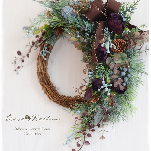 早割クリスマス2023】Creema限定＊早割価格ブラウンリボンのシックな