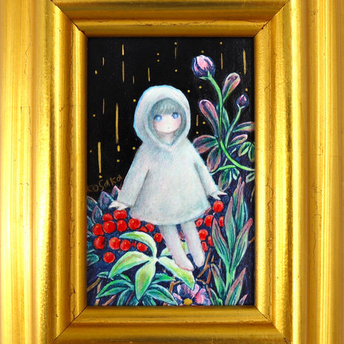 原画 / 雨の日の妖精 絵画 小坂由希 通販 16647630｜Creema(クリーマ