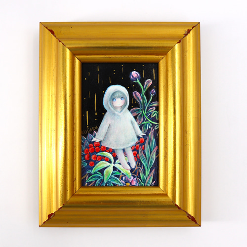 【原画】『雨粒の精ポタリ』（絵画　パステル画　精霊） 原画 / 雨の日の妖精 絵画 小坂由希 通販 16647630｜Creema(クリーマ