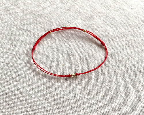 コロンブドール14K（Y） Flying 糸ブレスレット コロンブドール14K（Y） Flying 糸ブレスレット 金糸