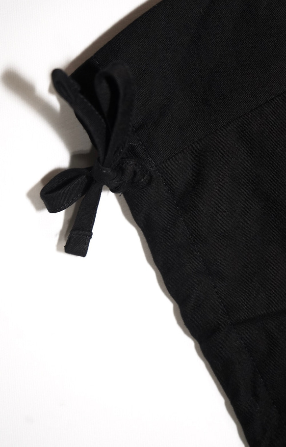 Butterfly Embroidery Flare Long Skirt (black) フレアスカート ブラック 黒 4枚目の画像