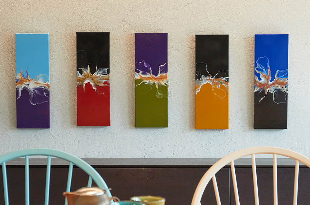 アート/ no23 Black & Yellowocher ツートン