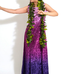 ベロアドレス　選べるカラー＆デザイン　グラデーション　クラッシュベロアドレス　　フラダンス衣装　 1枚目の画像