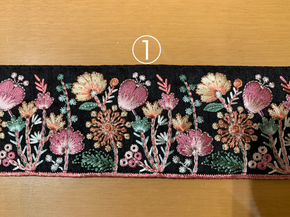 50cm〜 インド刺繍リボン リボン ハンドメイドハンドメイド リボン 