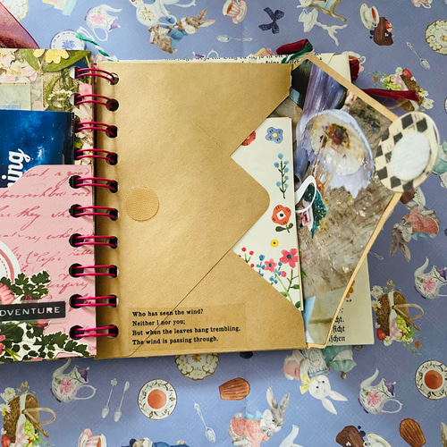 おすそ分けファイル 2冊 ジャンクジャーナル風 おすそ分けファイル No.2 メモ帳 tomo