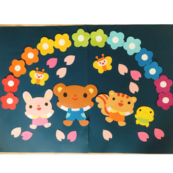 new‼︎ クラフトパンチ花 半透明入り♡ 3種の大きさ おまけ付き