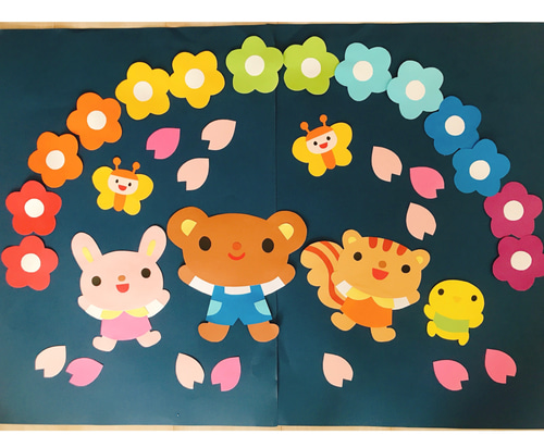 ⭐︎壁面飾り　進級　入学　特大　4月壁面　春の壁面　桜　小学校　幼稚園 ⭐︎壁面飾り 進級 入学 特大 4月壁面 春の壁面 桜 小学校 幼稚園