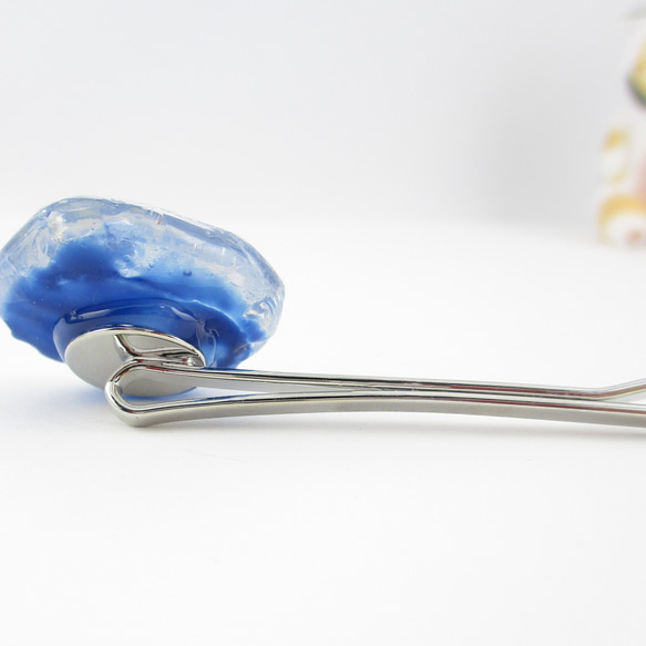 もしも願いが叶うなら、クォーツの希望と私の希望が、こちらに手を振っていてほしい♪<1点ものヘアピン>HP147 3枚目の画像