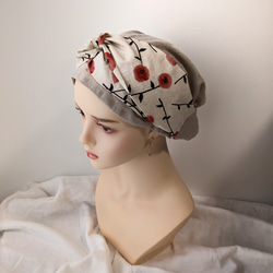 ケア帽子　ケアキャップ　医療用帽子⁎⁺˳✧༚ハンドメイド　ヘアバンド 4枚目の画像