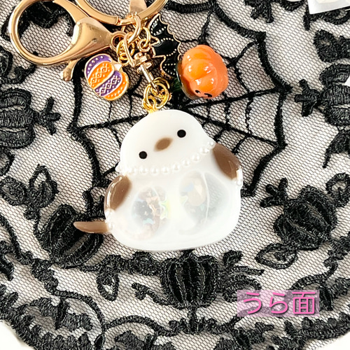 にゃこす様✨秋のしまえながちゃん✦キーホルダー にゃこす様✨秋のしまえながちゃん✦キーホルダー シマエナガ