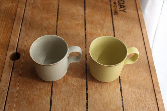 【冬ギフトにおすすめ】コーヒーや紅茶、スープたっぷりマグカップ大　350ml　白マット 7枚目の画像