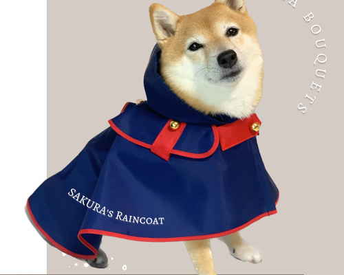 ハンドメイドオーダー犬服【さわちゃん】 犬着物】若君 オーダーメイド 犬服 犬の着物 平安 | iichi 日々