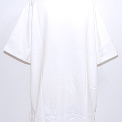 Frill-Hem Big Tshirts Onepiece (white) 半袖Tシャツ ホワイト 白 カジュアル 6枚目の画像