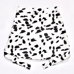 Dalmatian Leg Strap Mini-Skirt ミニスカート ホワイト 白 ガーリー 7枚目の画像