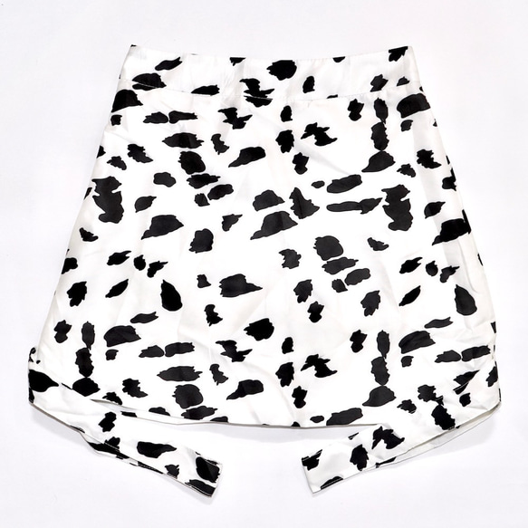 Dalmatian Leg Strap Mini-Skirt ミニスカート ホワイト 白 ガーリー 7枚目の画像