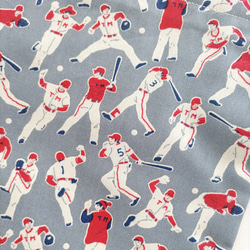 20×15  小さな巾着 　野球選手　野球 5枚目の画像