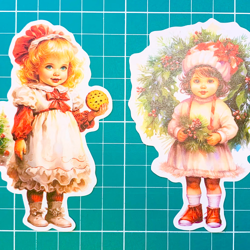 クリスマスダイカット24枚 No.269 おすそ分けファイル コラージュ素材