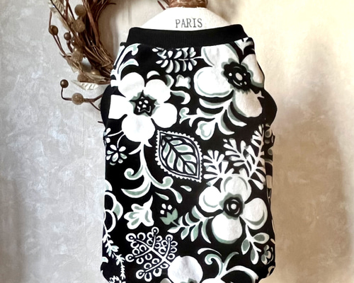 ハンドメイド犬服【暖か！ポコポコベロアニットタンクトップ】 ペット服