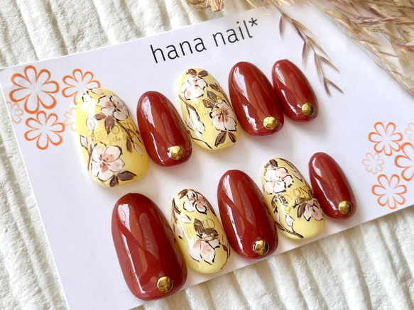 SALE ネイルチップ フラワーアートネイルチップ ネイルチップ（つけ爪 