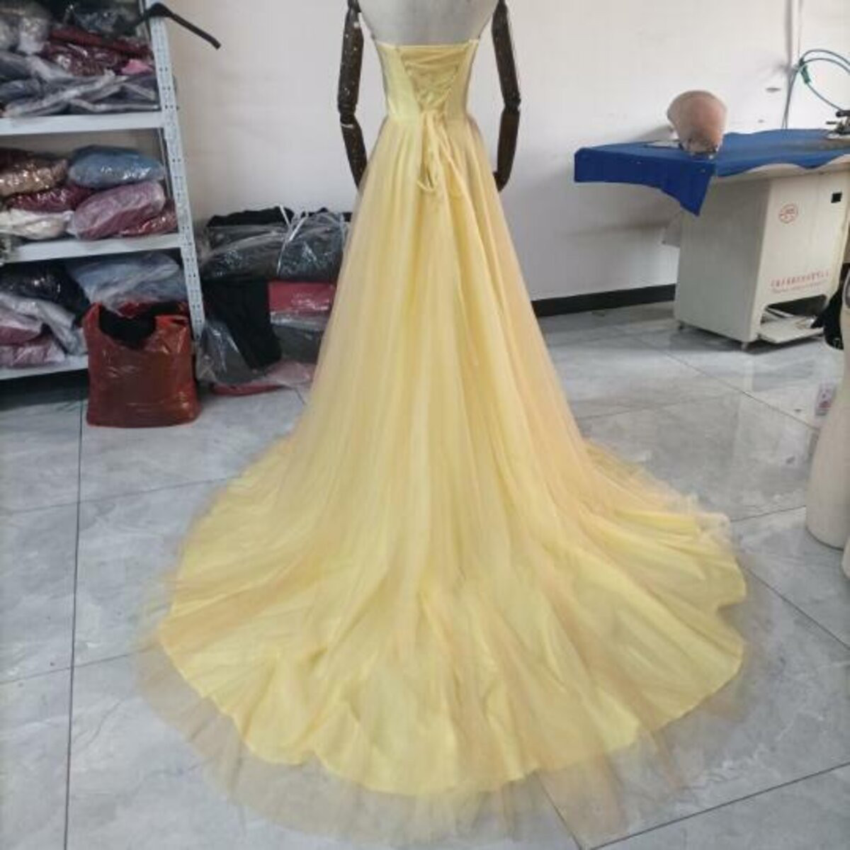 高品質！ イエロードレス　オーバードレス　カラードレス　色直し 拳式/前撮り