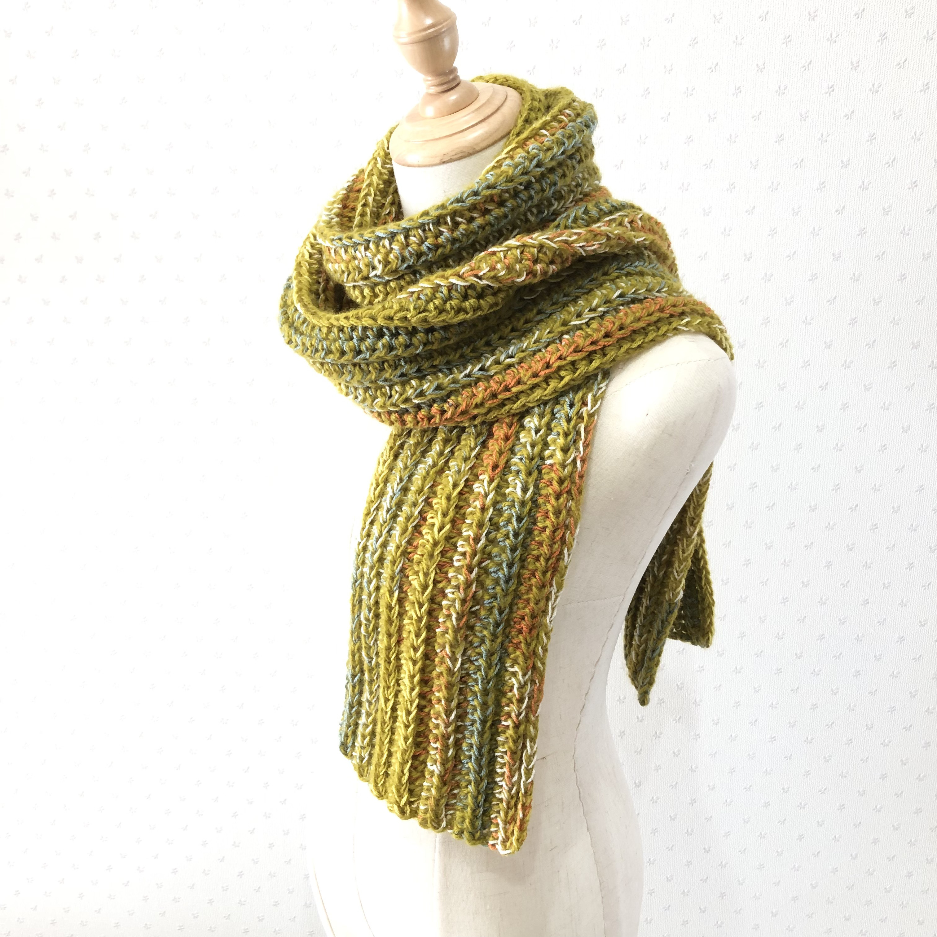 SCARF Y-3 黄　新品　未使用 ニット マフラー ロング KNIT