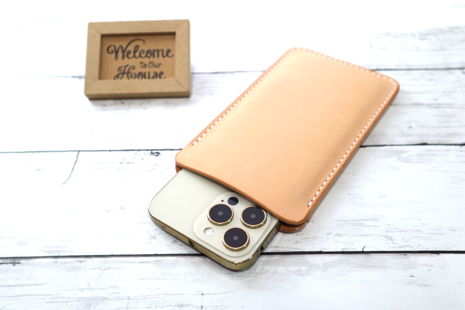 iPhone17他 全機種 スリーブケース 栃木レザー ヌメ革 本革カラーオプション