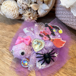 ハロウィンパッチンピン☆ピンク ハロウィン柄パッチン留め1 (2個セット) ヘアピン スマイルsun 通販