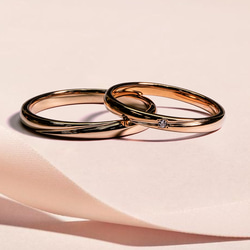 【結婚指輪 マリッジリング ペアリング】指輪 モアサナイトリング 結婚 婚約 ペア セットリング シンプル 結婚指輪 1枚目の画像