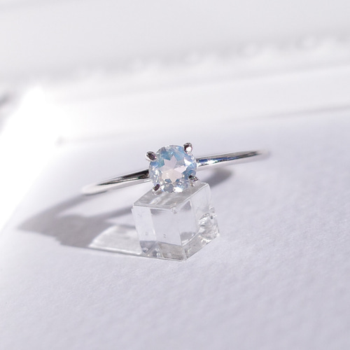 誕生石の天然石リング［6月］レインボームーンストーン 指輪・リング