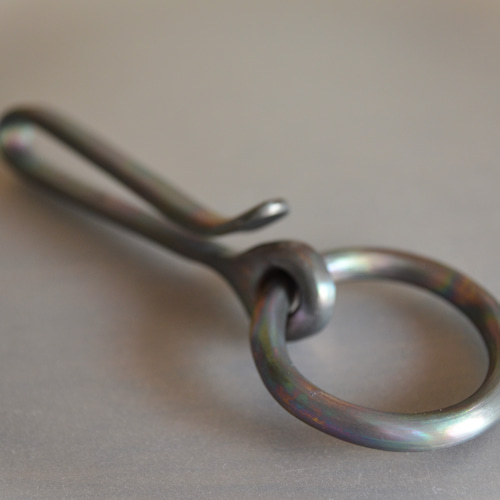 Titanium keyring チタンキーフック・100mm・受注生産 キーリング