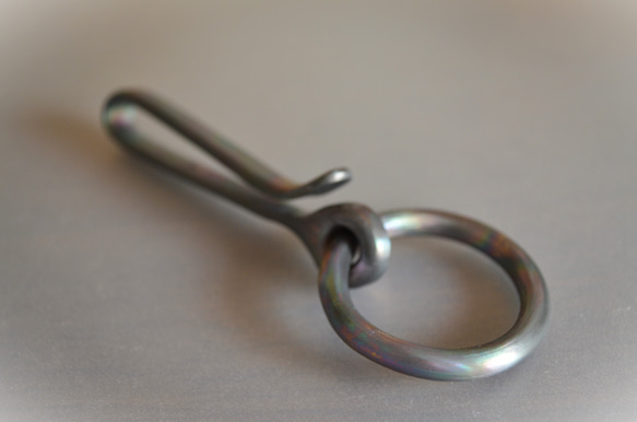 Titanium keyring チタンキーフック・100mm・受注生産