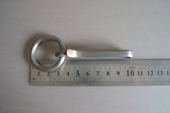 鈦鑰匙圈 鈦鑰匙鉤，100mm，特價商品 第6張的照片