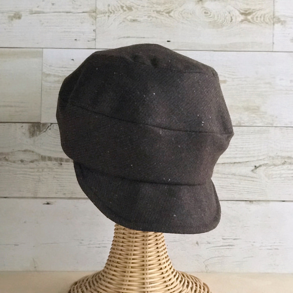 秋冬のキャスケット・ブラウン 6枚目の画像